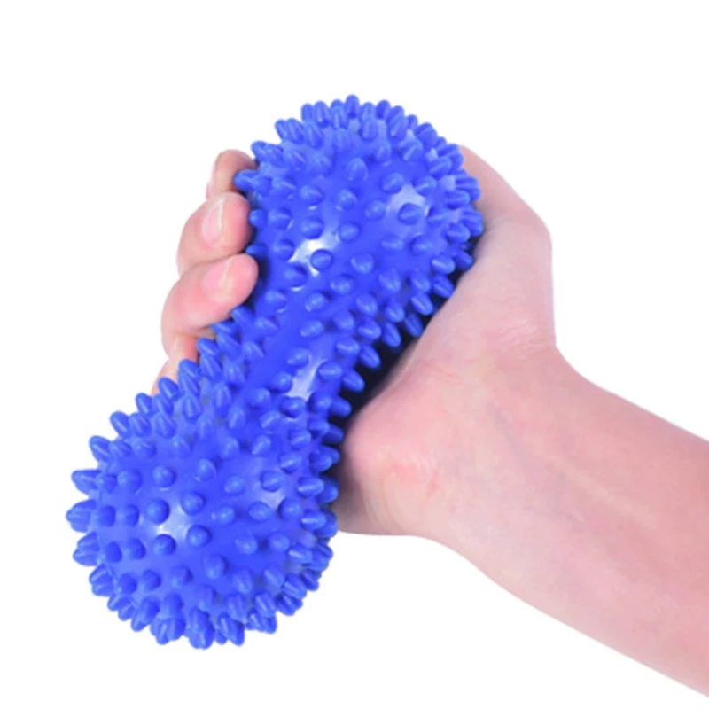تدليك الفول السوداني كرة شائكة تدريب آلام العضلات الإجهاد مدلك قدم الاسترخاء كرات الليفي العضلي لأدوات التدليك الأخمصي #3