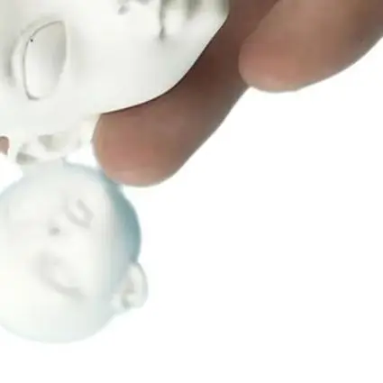 

1 Piece 3D Baby Face Silicone Mold Polymer Clay Head Sculpey Handmade Tool for DIY Doll Facial Mould Modified Accessories