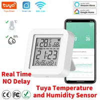 Tuya WIFI Temperature & Humidity Sensor for Smart Home var Smart Life Thermometer Hygrometer Support Google Home Alexa