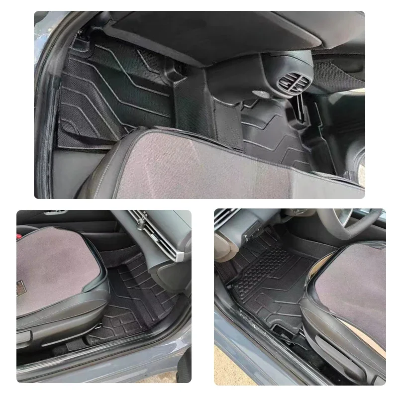 Luxury Car Floor Mat For Hyundai Elantra Avante i30 Sedan CN7 2021~2024 Waterproof Pads Foot Carpet Floor Cover Auto Accessories