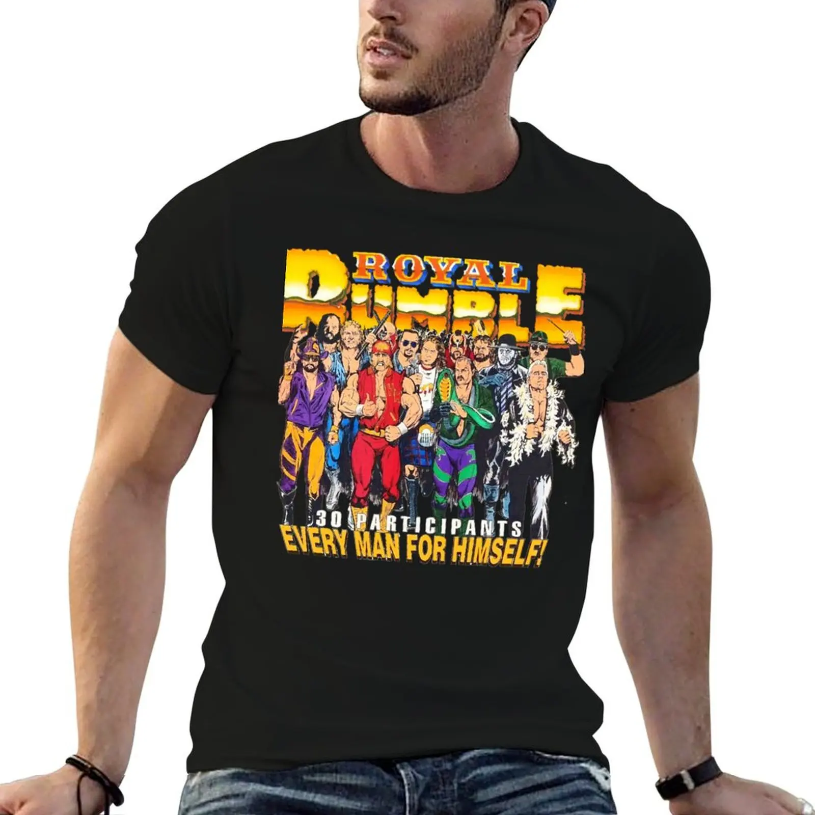 1992 Rumble! T-Shirt Basic Daily Outfit Short Sleeve Tee
