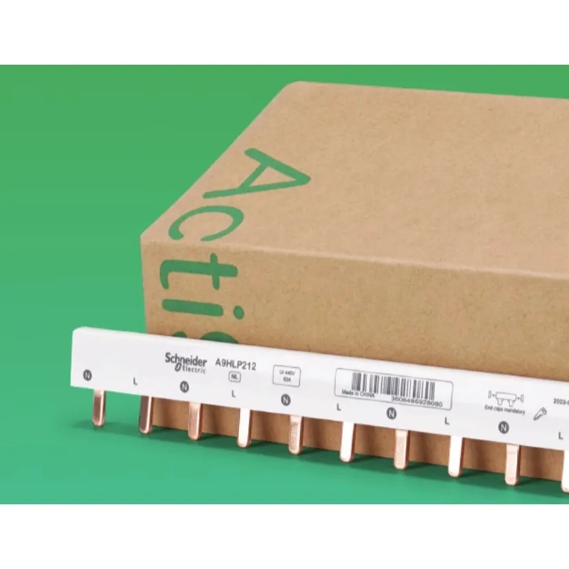 1L+N 2P busbar 12-bit can be connected to 6 2P circuit breakers, connected to copper busbar, wiring bar A9XPH212