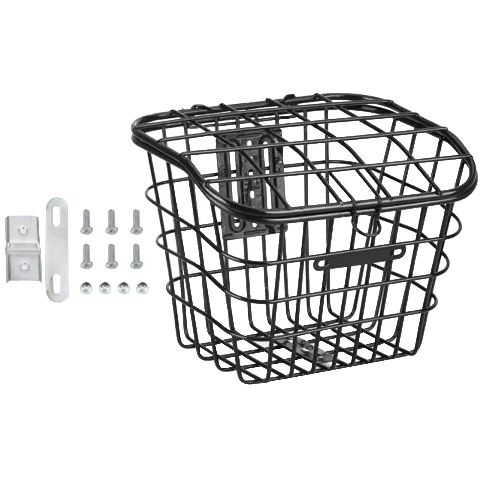 

1PC Bike Basket Fixed Holder Mount Fixing Bracket Detachable With Lid For Scooter E-bike Mountain Bike Cycling Accessories