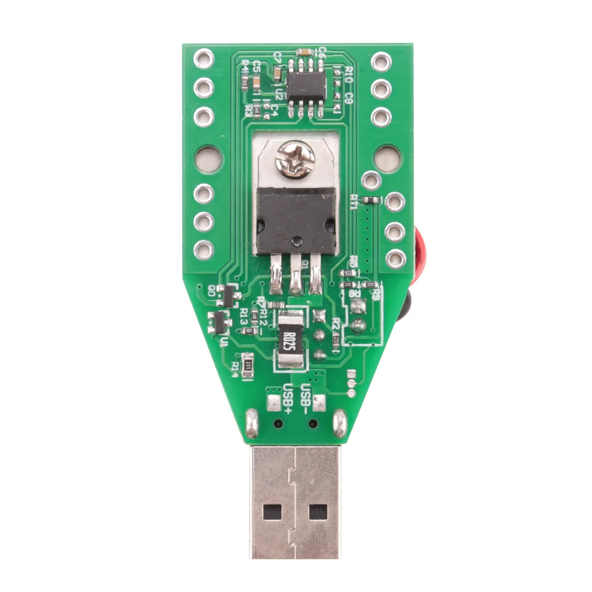 USB 15W Battery Discharge Capacity Tester Adjustable Electronic Load Resistor 3.7-13V Voltage Accessories