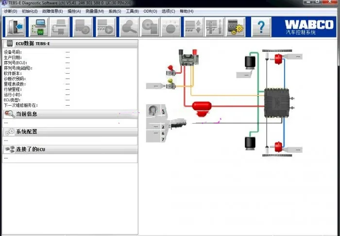 WABCO Diagnostic Tool Software Complete .TEBSE... ABS.ECAS.ABS.ELM truck. Trailer. Tractor. Bus