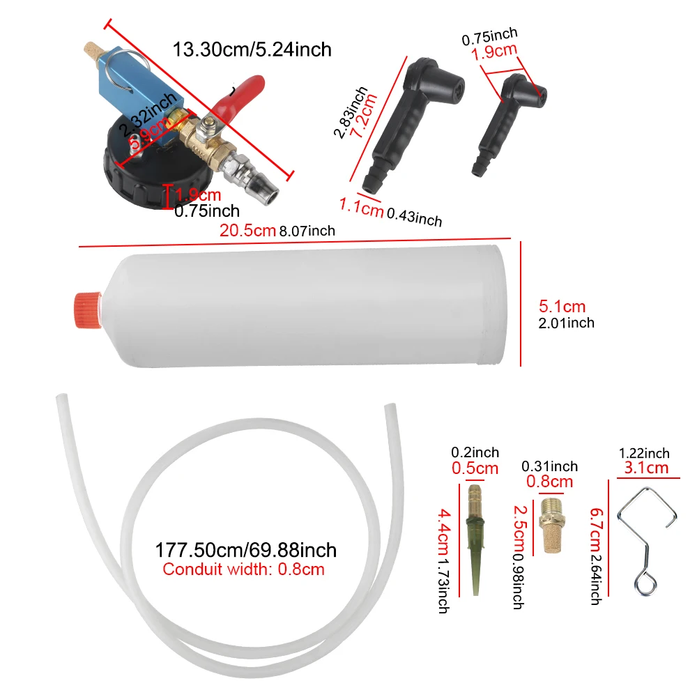 Universal Oil Bleeder Empty Exchange Drain Kit Car Brake Fluid Oil Change Tool Hydraulic Clutch Oil Pump