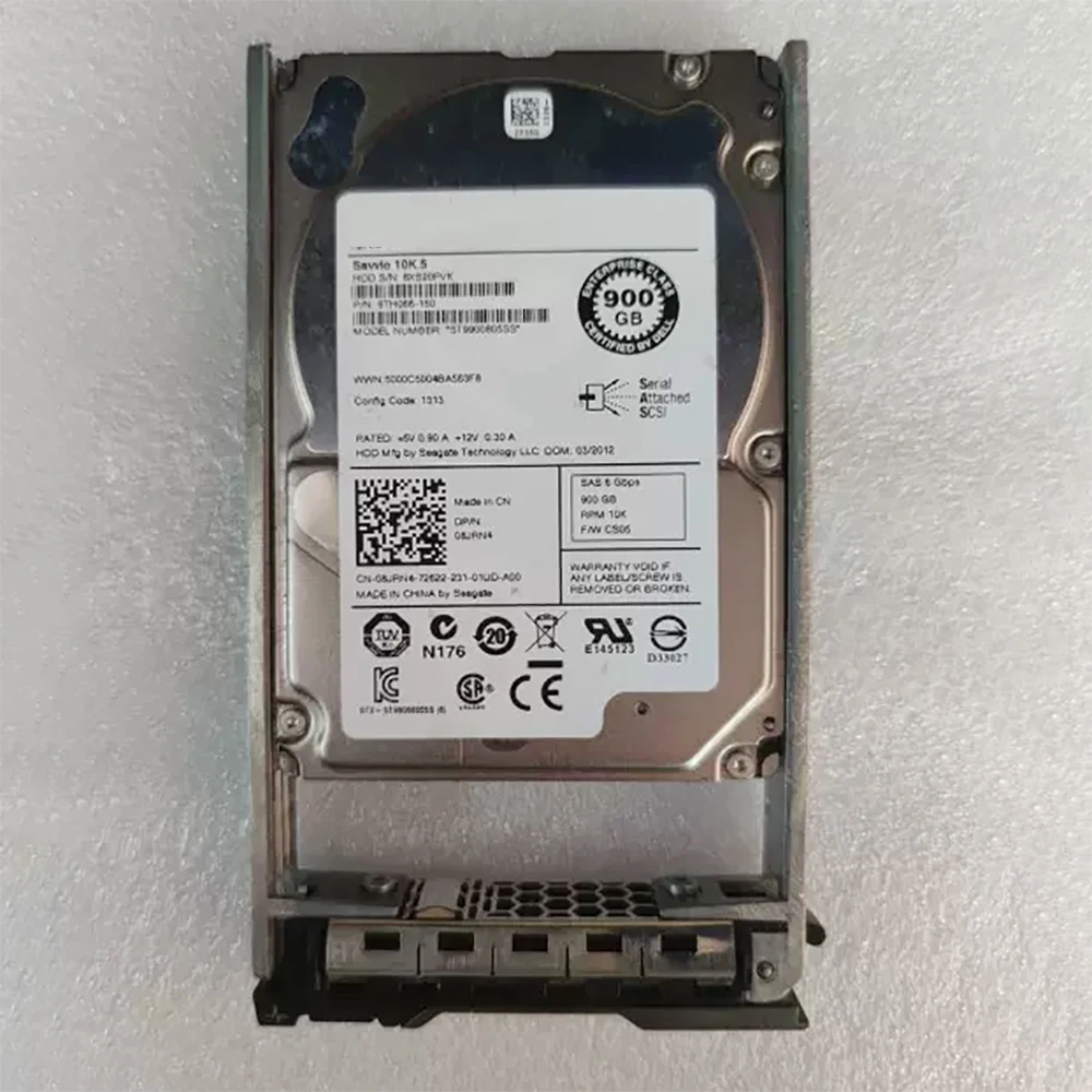 08JRN4 HDD ST9900805SS 9TH066-150 900G 10K 2.5'' SAS  Hard Drive For DELL