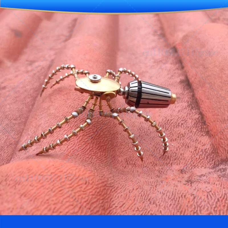 Steampunk Mechanical Insect Tarantula Metal Model Handmade Creative Crafts Tabletop Ornament