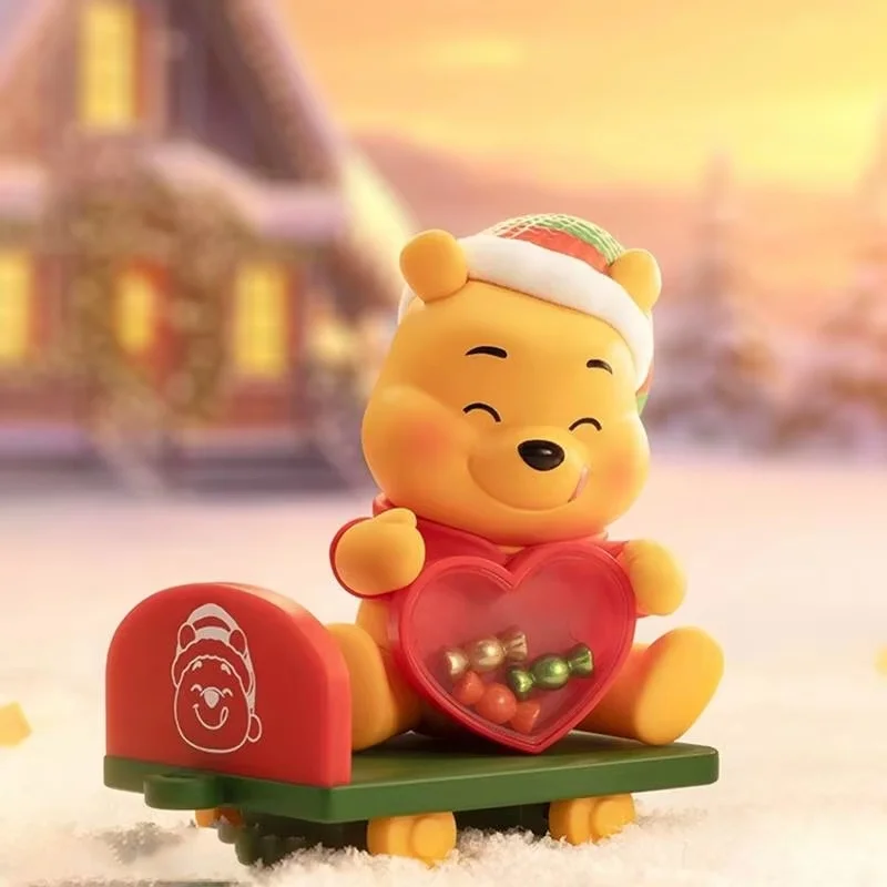 Disney Winnie The Pooh Serie di consegna regalo Scatola cieca Tide Play Simpatico tappezzeria per bambole Scatola misteriosa da collezione Regalo di Natale per bambini