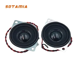 SOTAMIA 2Pcs 36MM Mini Speakers 4 Ohm 3W Portable Sound Speaker Rubber Edge Home Theater Loudspeaker DIY Amplifier Audio