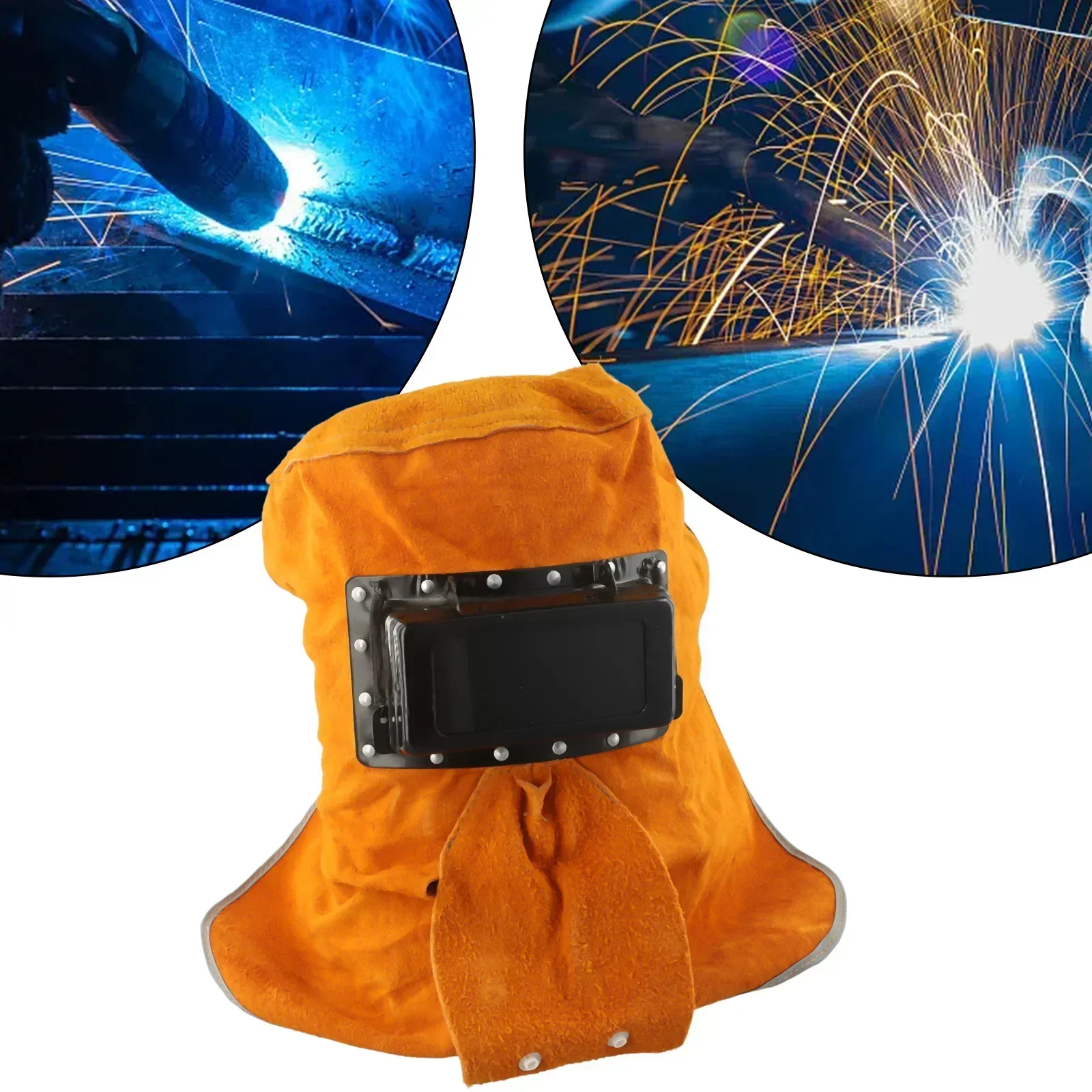 Solar Auto Dimming Filter Lens Welder Leather Cover Welding Helmet Mask Splash Proof For Eye Nose Protection Welding Accessories