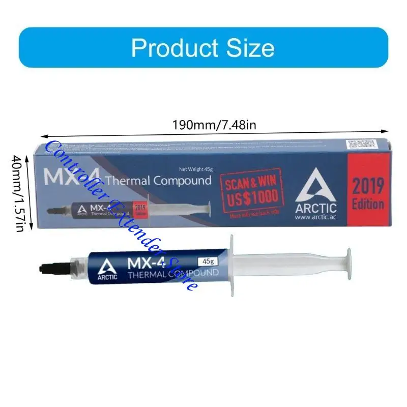 N84B Тепловая паста 45G MX4 Процессор тепловой пасты для ПК охлаждения принтера и применения теплового рассеяния MX-4