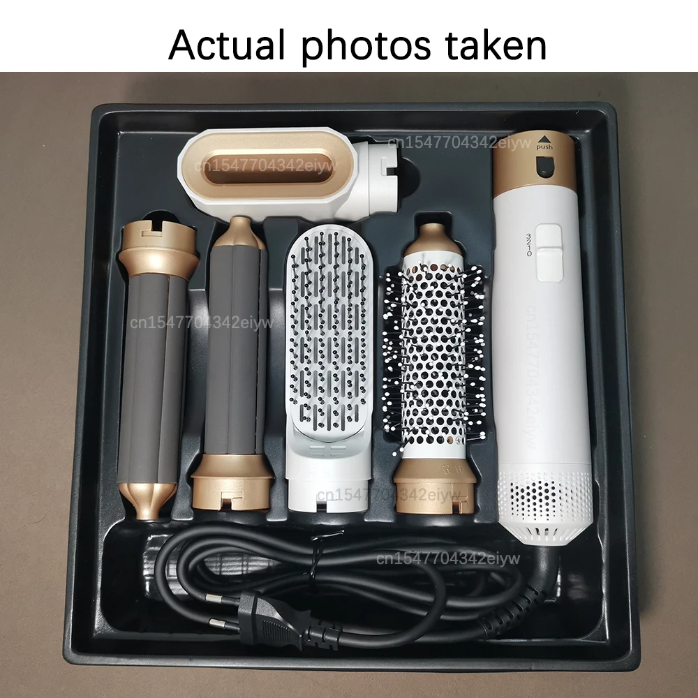 Фен-щетка для волос 5 в 1, стайлер с горячим воздухом, автоматическая плойка, профессиональный выпрямитель для волос для Dyson Airwrap