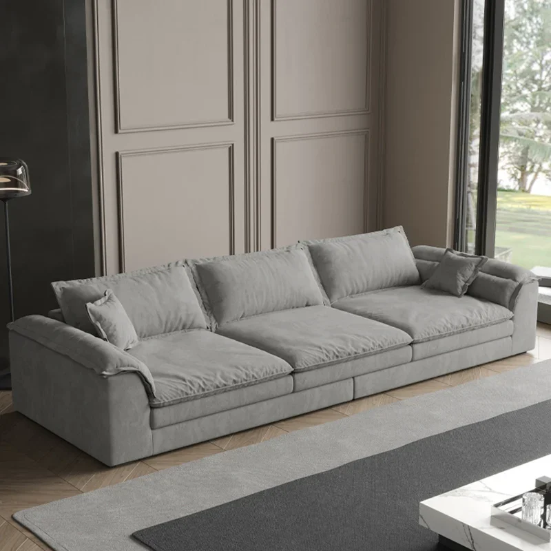 Nordycki salon duża kanapa rozkładane łóżko pufa nowoczesne Love Seat kanapy ergonomiczne tanie prosta Sofa Camasutra dom umeblowanie