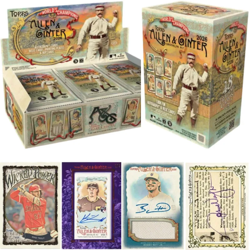 cartes-de-baseball-topps-allen-ginter-2026-cartes-d'acteurs-d'anime-carte-allen-ginter-carte-de-la-collection-john-wayne-jouet-cadeau-d'anniversaire-et-de-noel