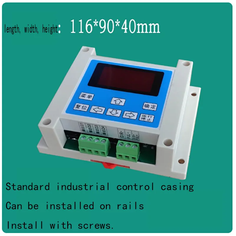 Programmable stepper servo motor single axis controller with Chinese and English display pulse generator PLC