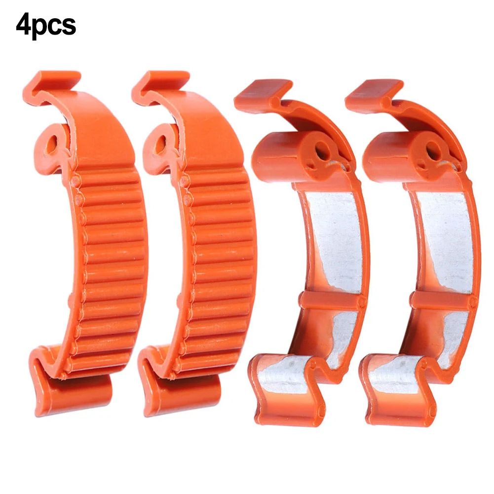 4Pcs Top Cylinder Cover Snap Clip Buckle For 445 435 440E 450 575 503894701 Chainsaw Parts Garden Power Tools Accessories