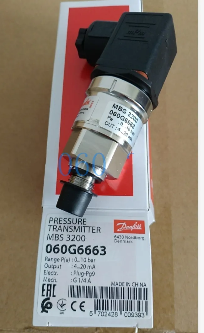 Spot special price MBS3200-060G6663 Danfoss high temperature pressure sensor 0-10bar 4-20mA