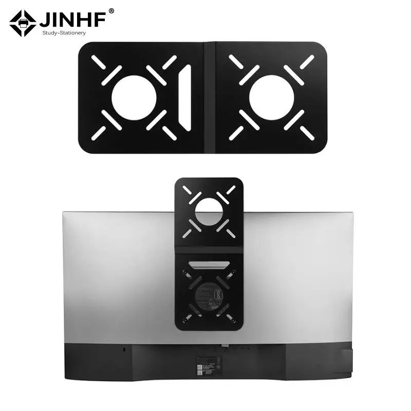 montagem para mini pc mini host suporte de suspensao vesa holder monitor de pc duas telas de montagem tablet pad rack 01