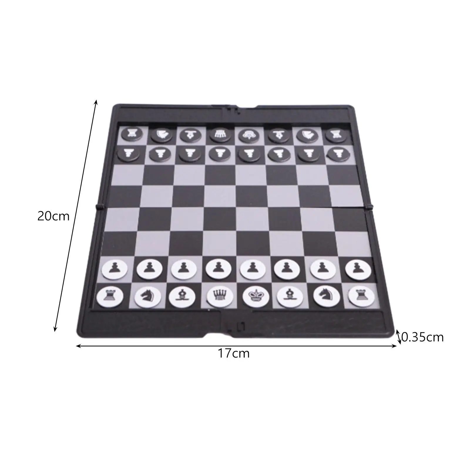 Pocket International Chess Travel Chess Set for Plane Kids Adults