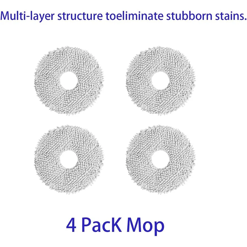 드림텍 L10S 울트라 L10 울트라 로봇 진공 청소기용 M04K, 메인 브러시, 사이드 브러시, 헤파 필터, 물걸레 패드, 먼지 봉투, 간편 설치