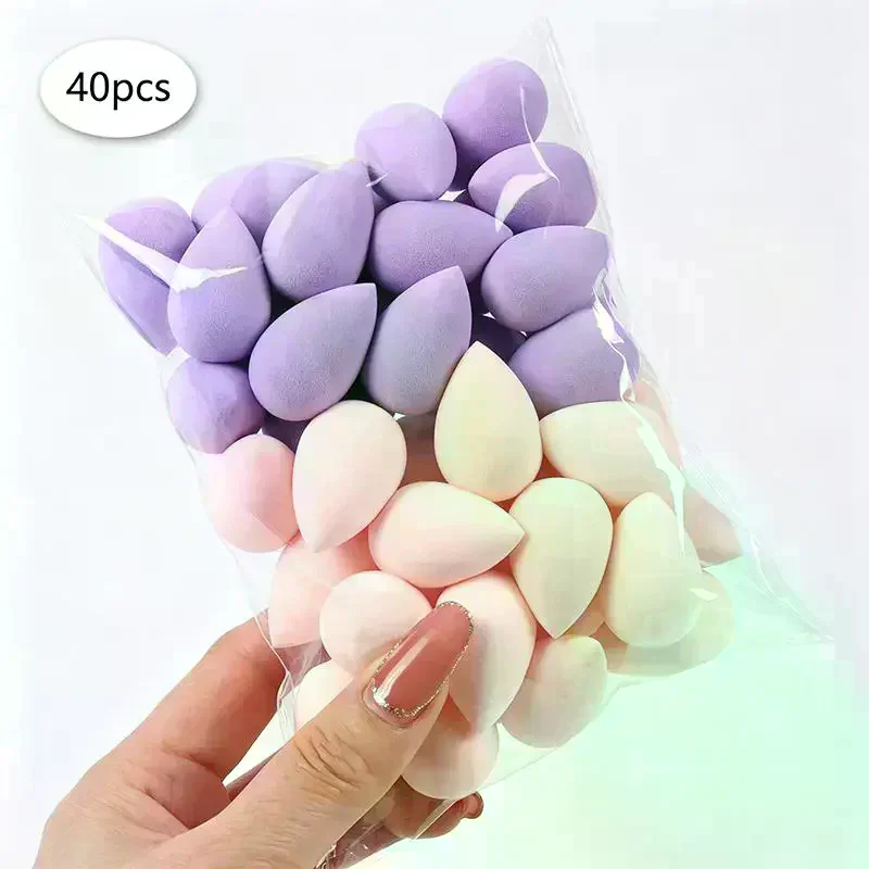 Mini Makeup Sponges 30/40Pcs Water Activated Expanding Beauty Blenders for All Skin Types Daily Travel Makeup