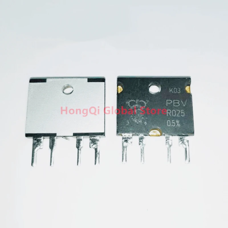 1PCS Resistor PBV-R001-F1-0.5% 1%  R005 current detection ZIP4 plug-in resistor PBV-R010-F1-0.5 R050 R020 R0047 R100 R500 R0022