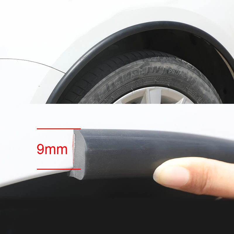 Universal Fender For Car Wheel Arches Wing Expander Arch Eyebrow Car Mudguard Lip Body Kit Protector Cover Mud Guard Accessories