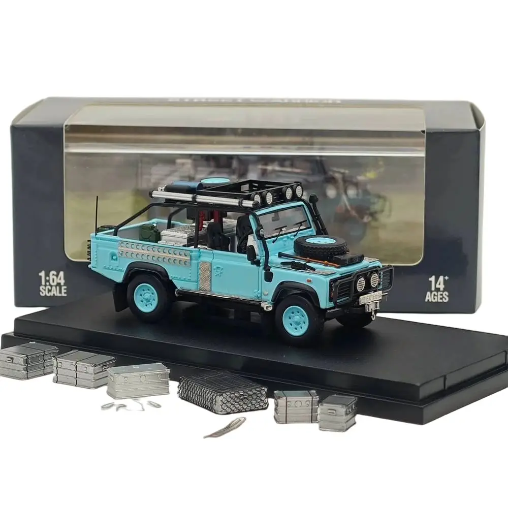 

Defender 90 Pickup Sports Model 64 Scale Diecast Metal Car Miniature Collectible Toy Vehicle for Adults