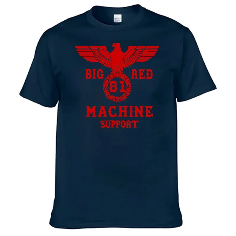 ادعم تي شيرت المحلي 81 Big Red Machine تي شيرت قطن 100% N08