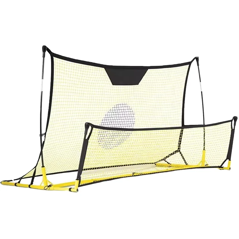 내후성 팀 또는 솔로 패스 수신 및 트래핑 연습 훈련 지점 대상 축구 리바운드 네트에 이상적