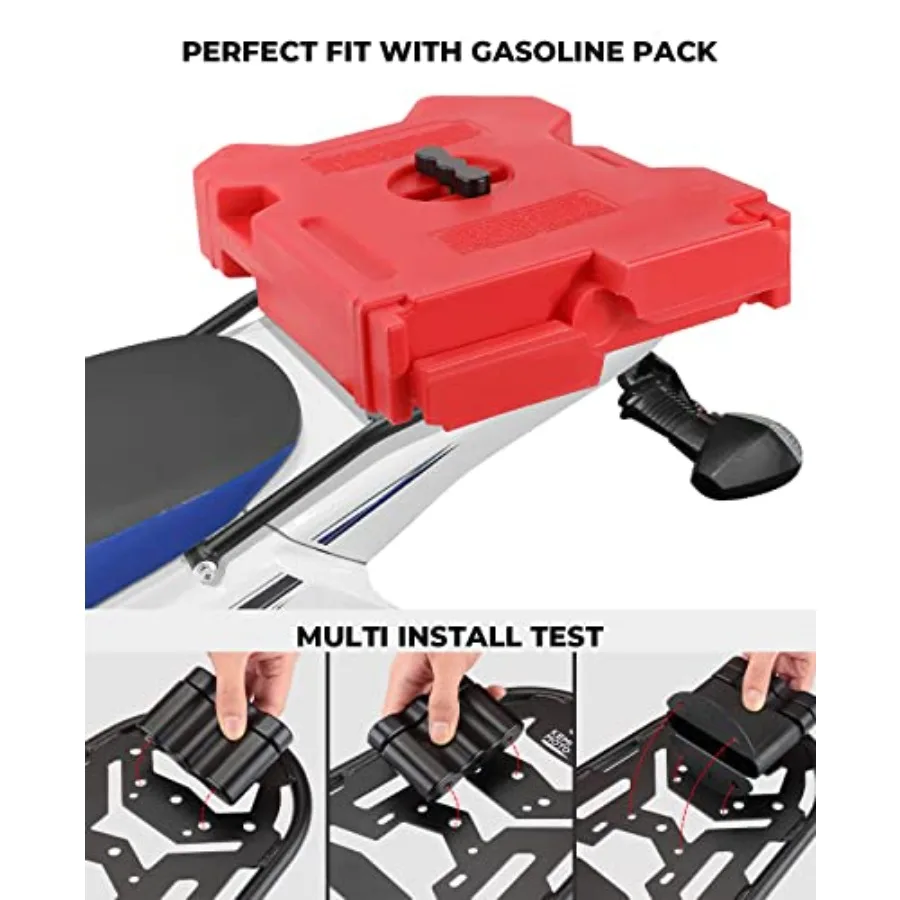 حامل تخزين الأمتعة للرف الخلفي العالمي للدراجات النارية DRZ400S SM وKLX400S إندورو رف ذيل البضائع المتين مع YearRoun #3