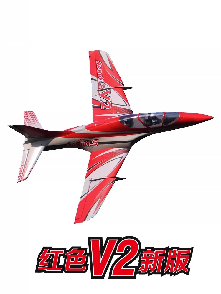 RC Model Freewing EPO RC Plane Avanti S V2 80mm EDF Jet Airplane 80 Inrunner EDF Plane 6S PNP or kit+S Retractable Landing Gear
