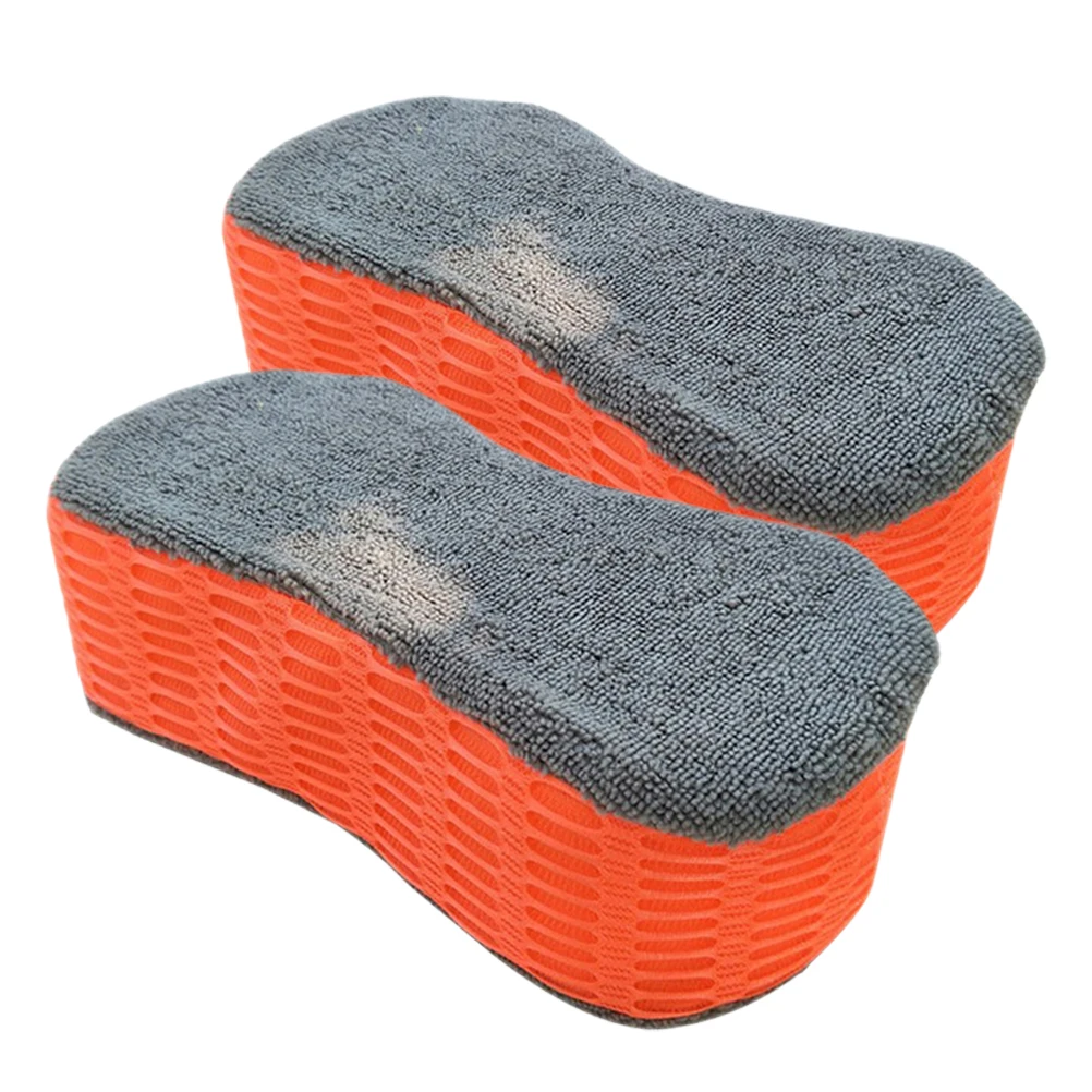 

2pcs Car Wash Sponge Block Large Surface Reusable Non-Scratch Cleaning Tool For Cars Boats Home Surfaces Wash Sponges Car