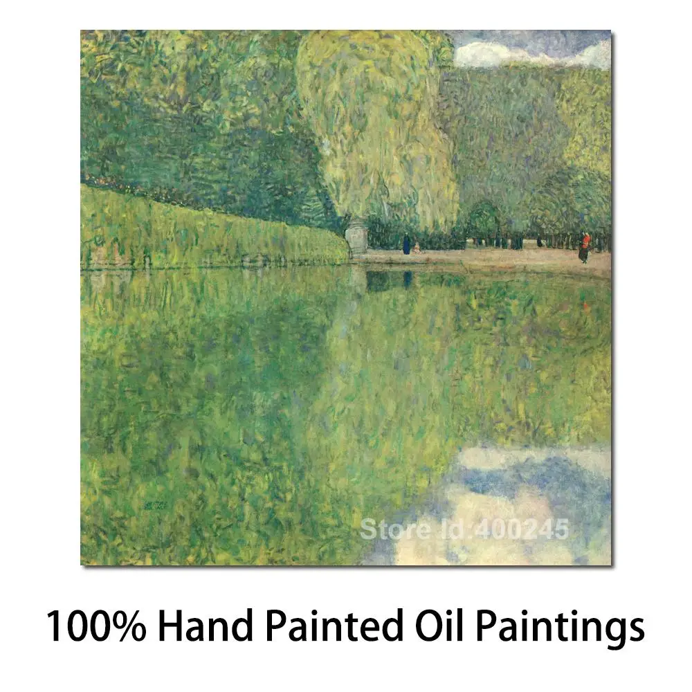 Famous Landscape Art Oil Painting Park of Schonbrunn Gustav Klimt Reproductions Canvas Art High Quality Hand Painted