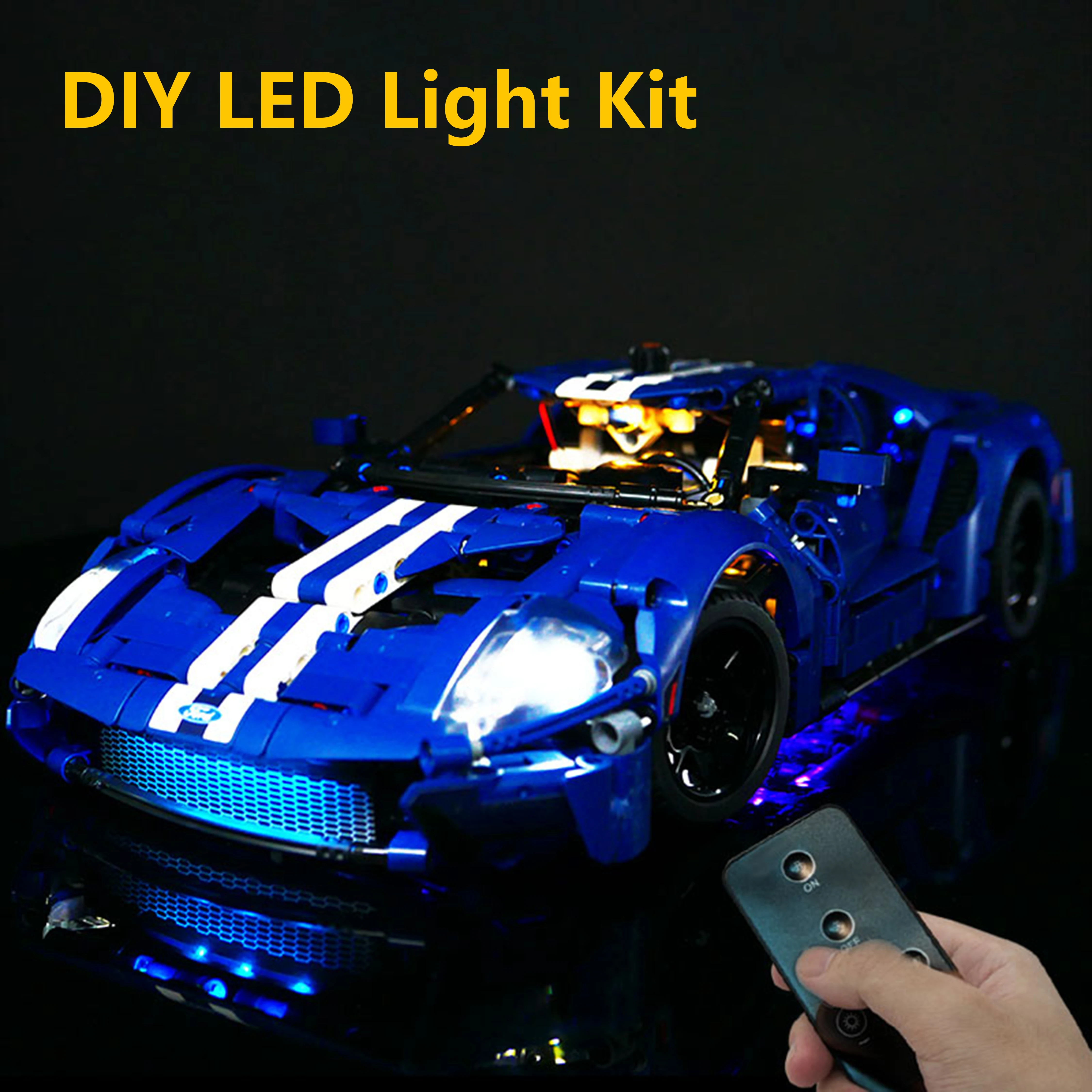 لتقوم بها بنفسك مجموعة إضاءة LED 42154 السوبر بنة نموذج التحكم عن بعد اكسسوارات الإضاءة الزخرفية أضواء هدية فقط