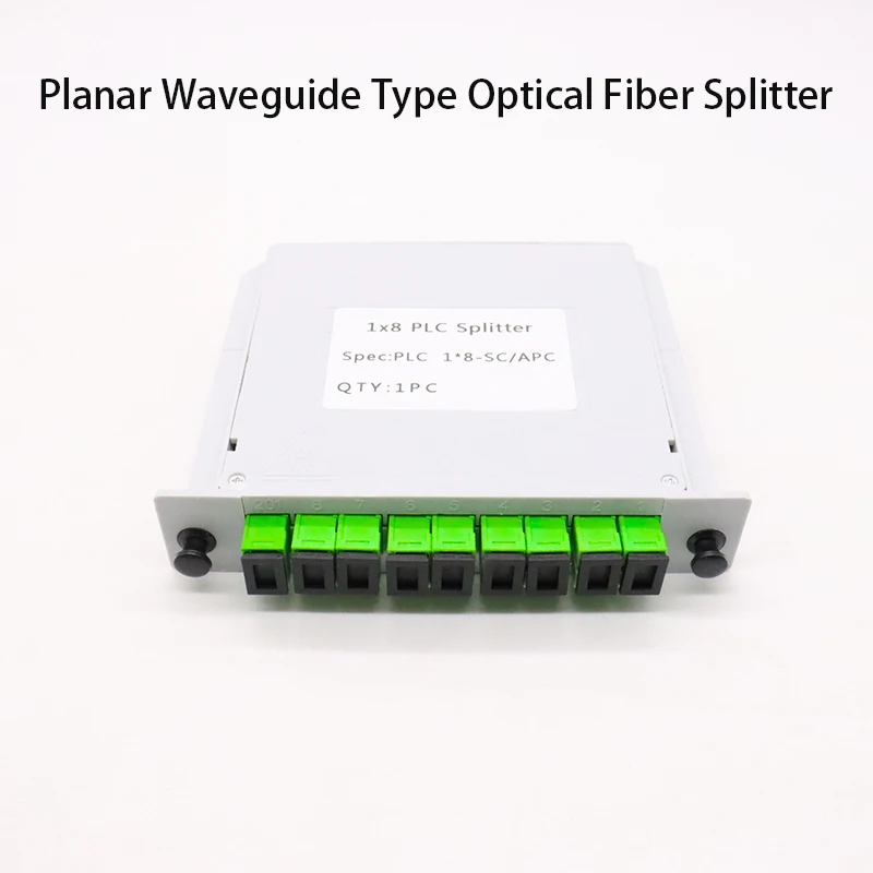 

5/10 шт. SC APC 1X8 оптоволоконный разветвитель PLC FTTH PLC Splitter Box с 1X8 планарным оптическим разветвителем волновода