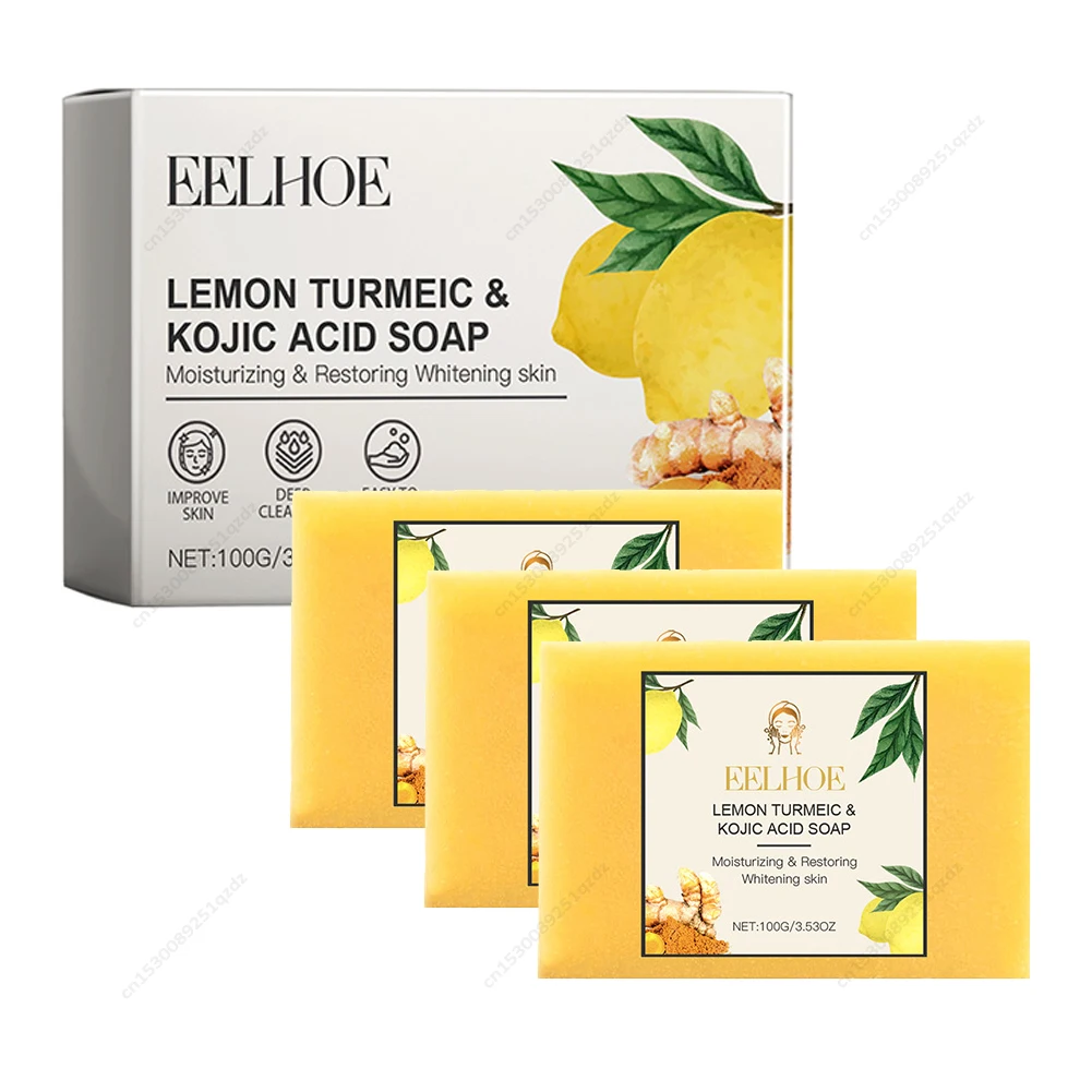 Kojic Acid Dark Spot Remover Soap Bars with Hyaluronic,Retinol,Collagen,Turmeric Complex Infused with Hyaluronic Acid For Women