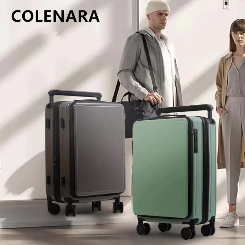 COLENARA 20"Luggage Travel Bag Student ABS + PC Boarding Box 26 Inches Men's Large Capacity Trolley Case Women's Cabin Suitcase - Image 3