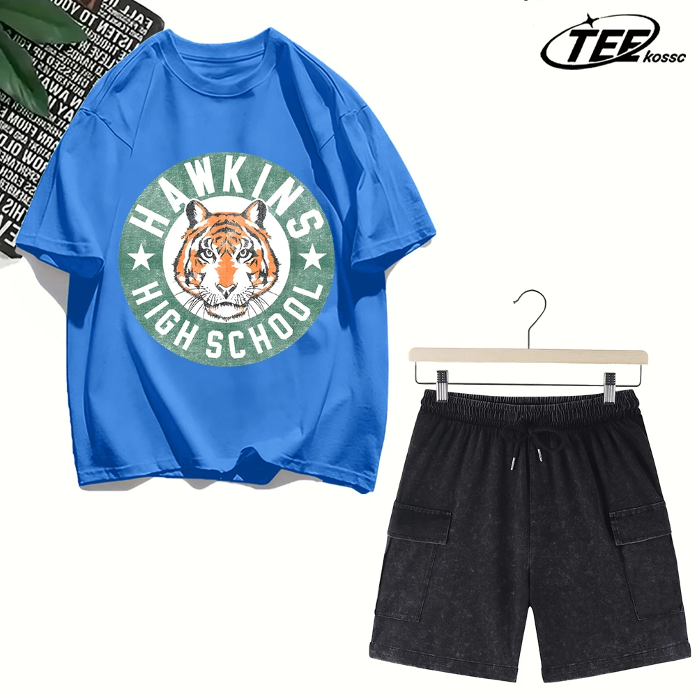 

Футболка унисекс A Medal Composed Of Tigers, свободного кроя, повседневная, мягкая, в стиле ретро, с короткими рукавами, летняя, уличная одежда, хлопок