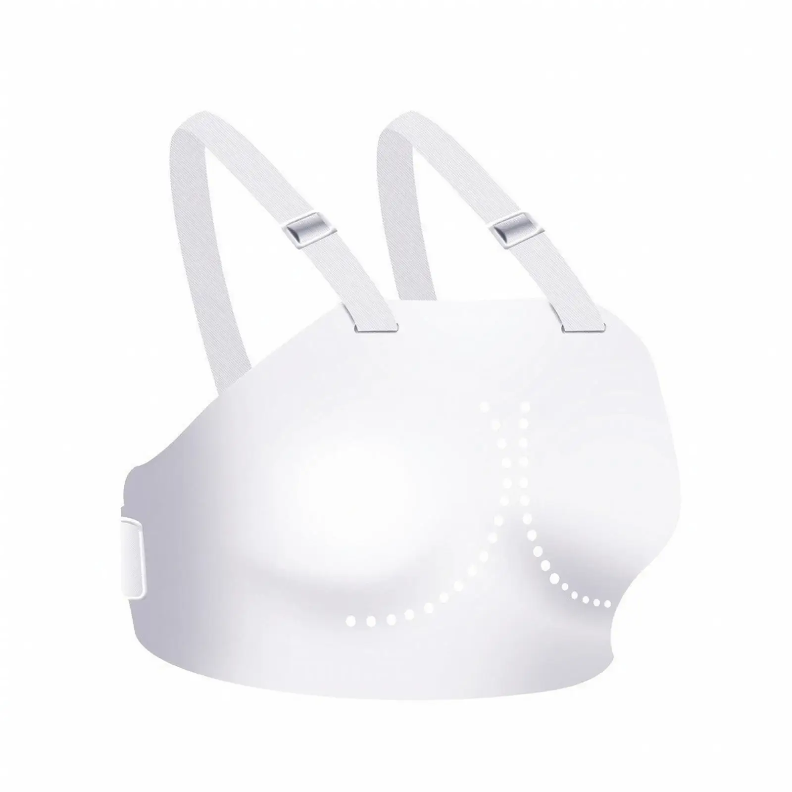 Durable Fencing Chest Guard for Adults Contoured Shell with Vent Holes Adjustable Straps for Safe Sparring Sessions