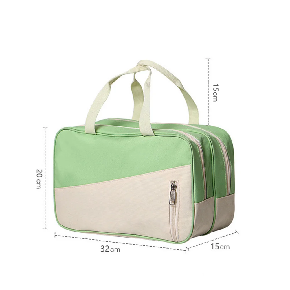 Waterproof Swim Bag Large Capacity Wet Dry Separated Sports Tote Gym Beach Bag Oxford Fabric PVC Interior for Wet Clothes Dry