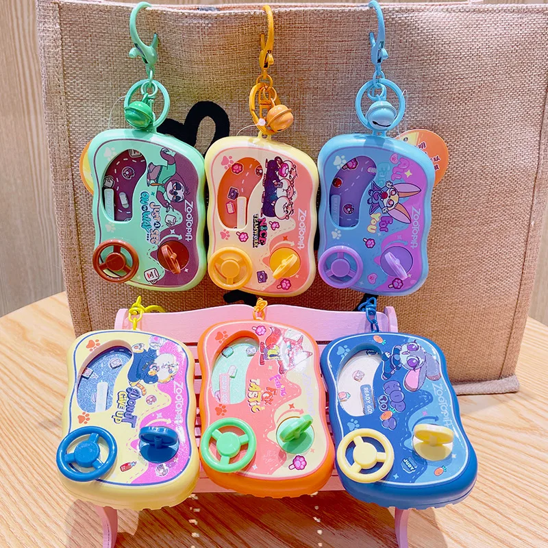 Zootopia متعة سباق السيارات لعبة الكرتون المفاتيح الإبداعية الإجهاد الإغاثة الملحقات بالجملة