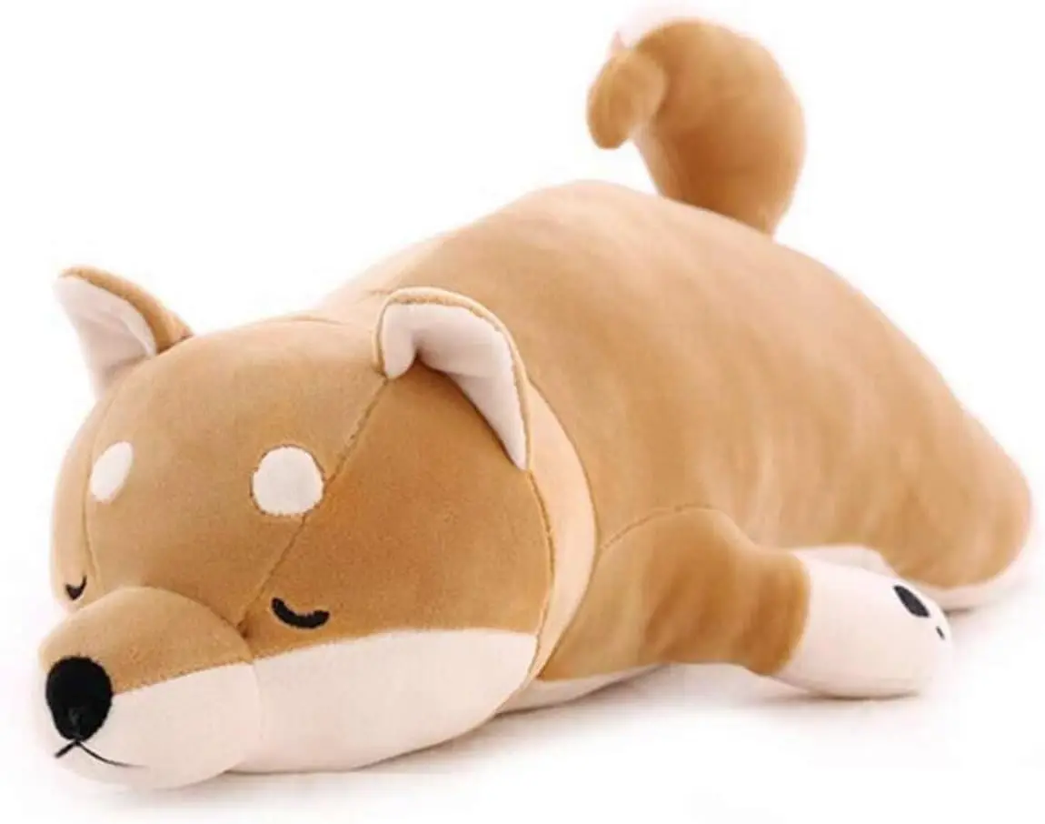 

Giant Shiba Inu Plush Stuffed Animal, Soft Dog Pillow for Anxiety Relief, Kawaii Decor Cushion