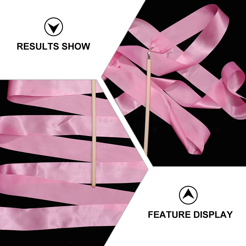 

4 Pcs Ribbon Props Dancing Streamer Dance Ribbons Adults Gymnastics Equipment Toddler for