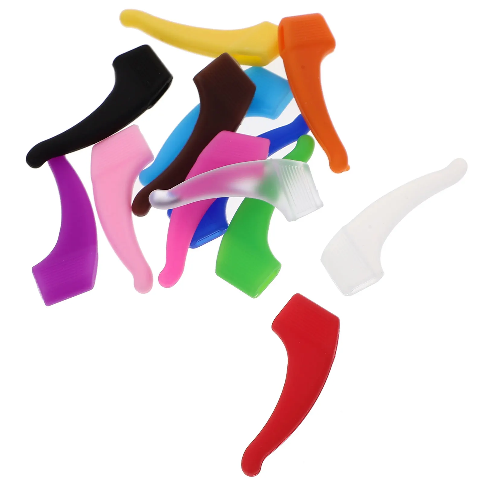 

Eyeglass Anti-slip Ear Cushions Silicone Temple Tips 13 Colors 2 Pairs Lightweight Comfortable Fit For Sports Hiking