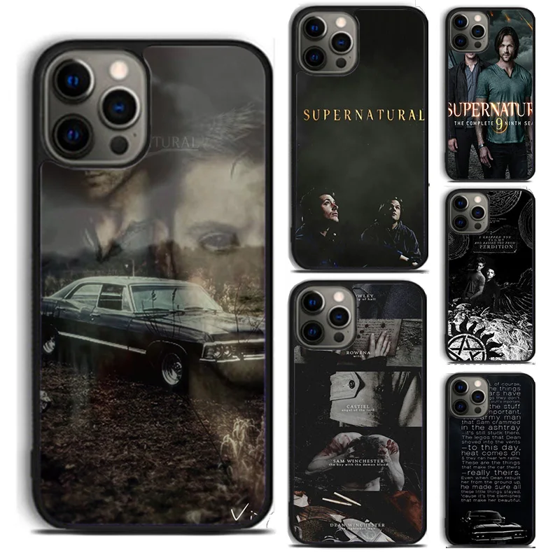 Supernatural Dean Sam Winchester phone Case For iPhone 16 15 14 Plus X XR XS Apple 11 12 13 mini Pro Max coque