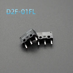 2 Chiếc Máy Đo Chuột Micro Switch Microswitch D2F-01FL Thích Hợp Cho Logitech G403 G520 G603 G703 G900 G903 IE3.0 D2FC-F-7N 10M 20M