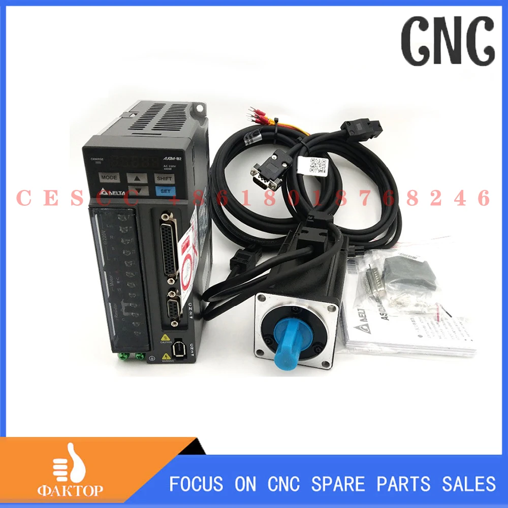 CNC Delta AC servo motor servo drive kit Assad-B-0421B/01/0221/0721/1021-B/B-10/1521/2023/3023-B Aksesori mesin ukir drive motor