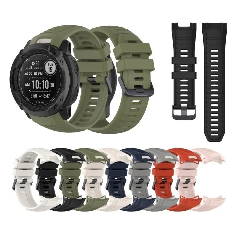 26mm Silicone Quick Fit Strap for Garmin Fenix 8 7 6 5 3 5X 6X 7X Pro instinct 2x Fenix3 3HR Fenix 5X,Fenix 7X,Fenix 6X TACTIX